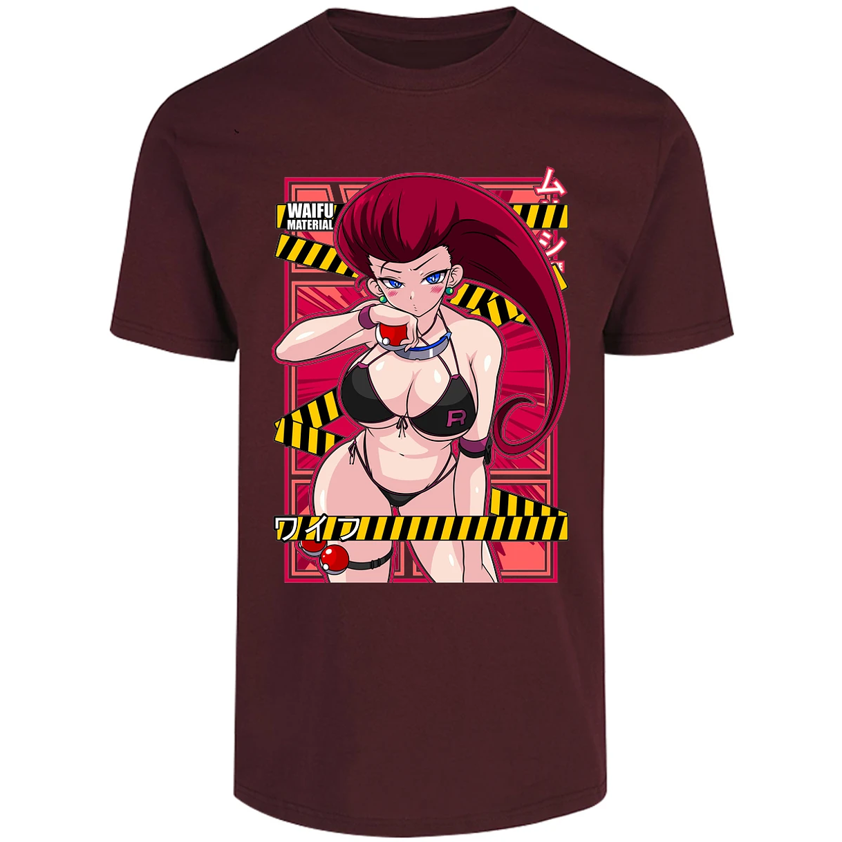 Playera Pokemon Jessie Waifu para Adulto 23