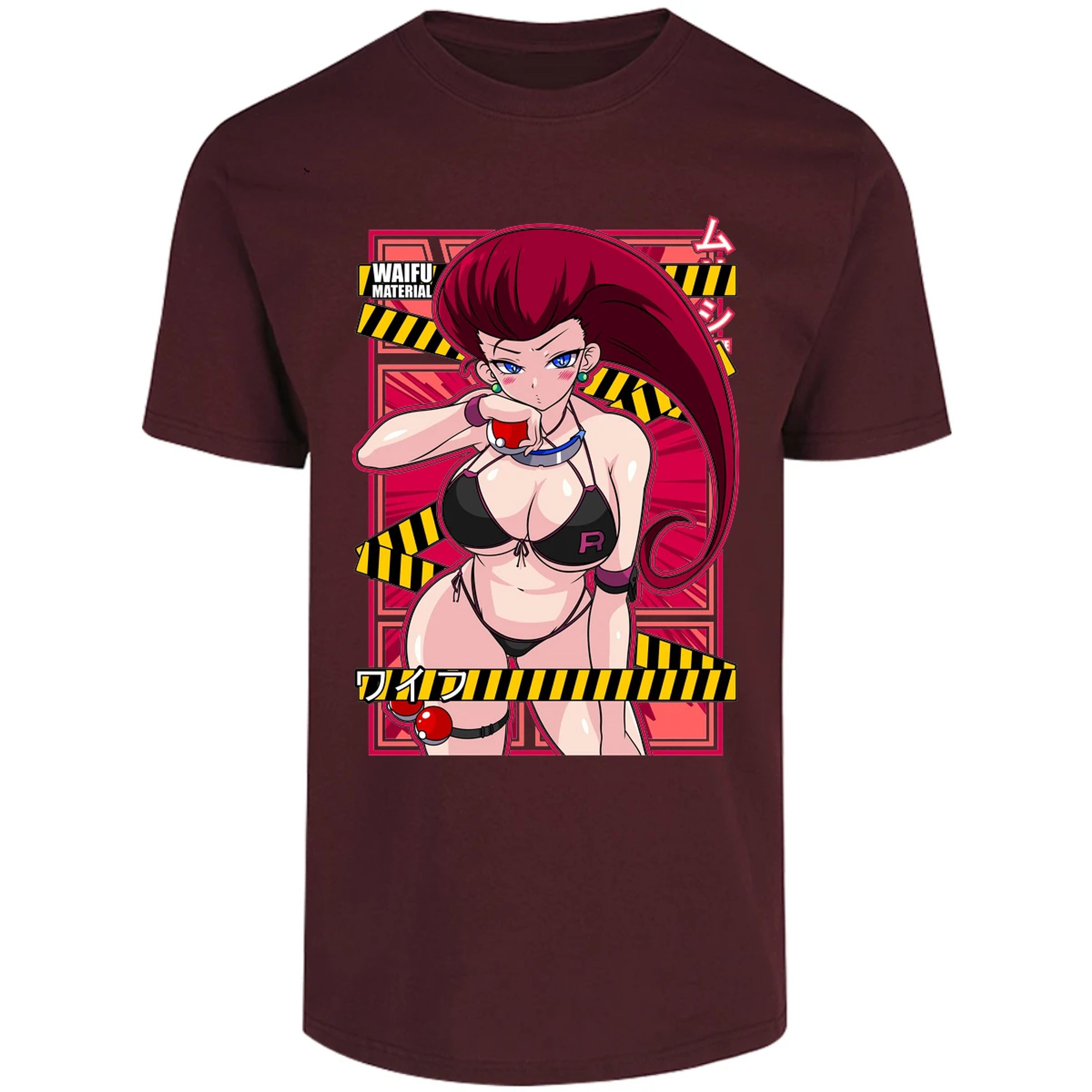 Playera Pokemon Jessie Waifu para Adulto 23