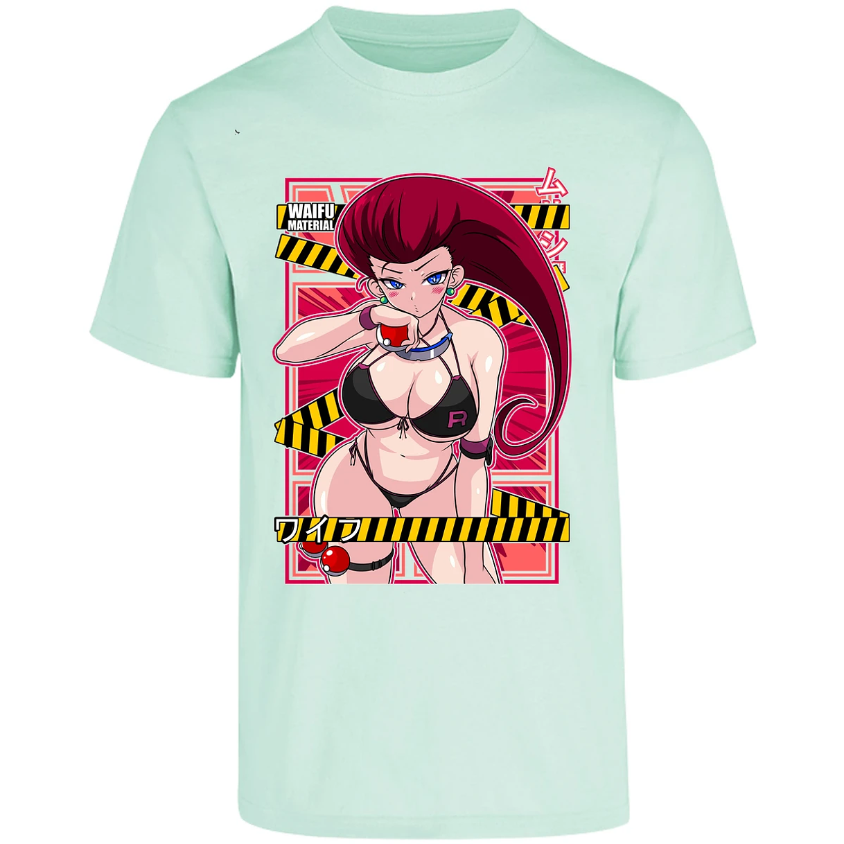 Playera Pokemon Jessie Waifu para Adulto 25