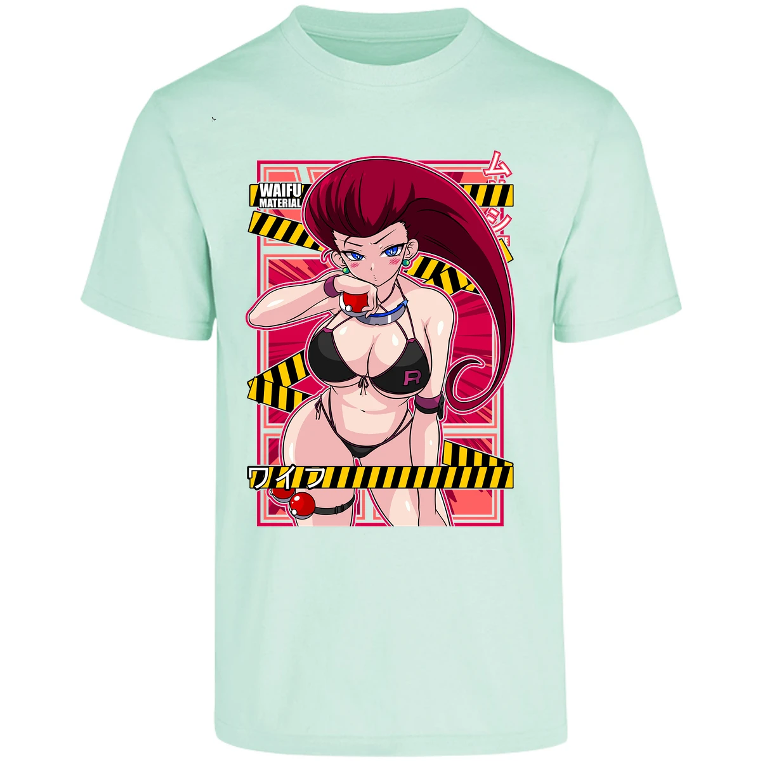 Playera Pokemon Jessie Waifu para Adulto 25