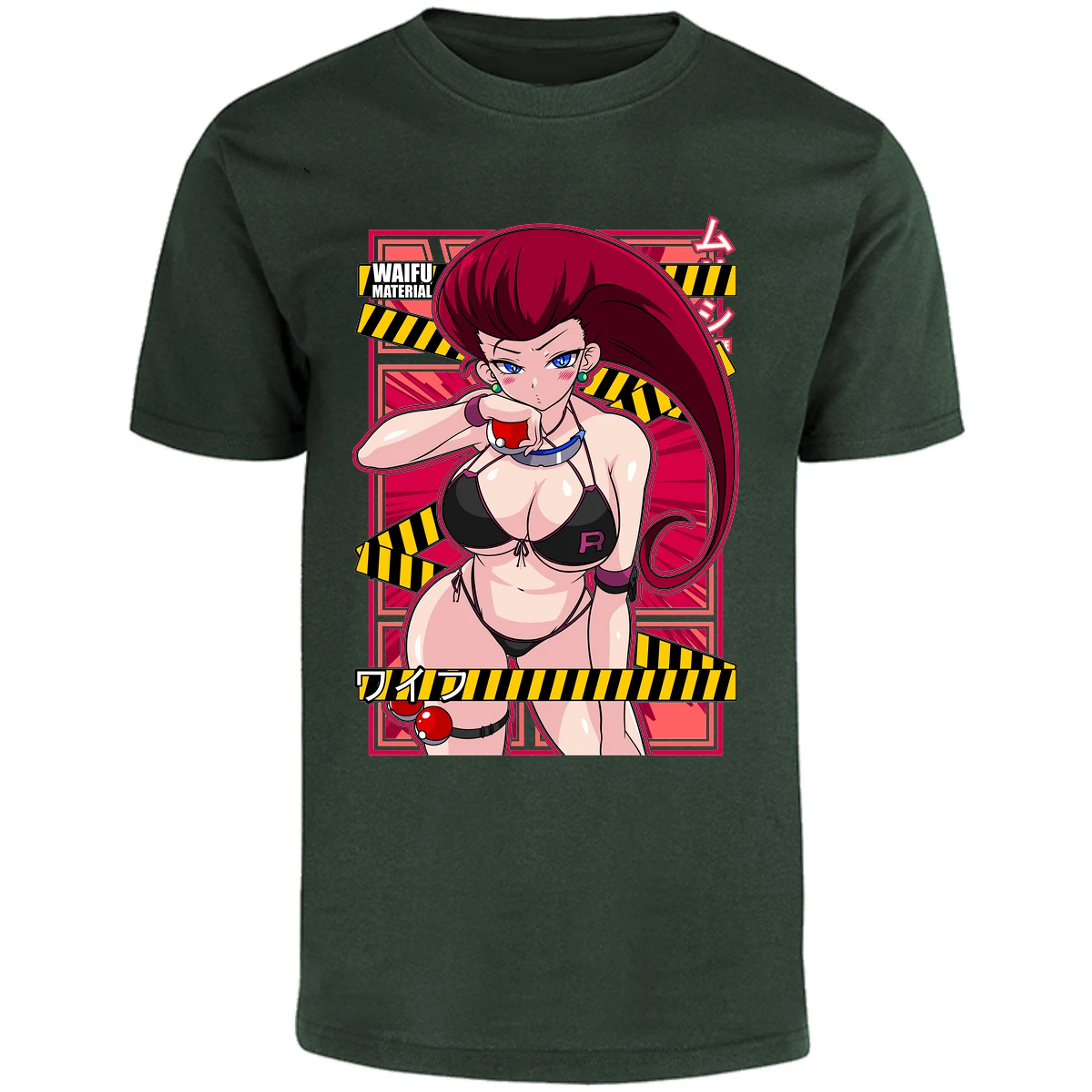 Playera Pokemon Jessie Waifu para Adulto 26