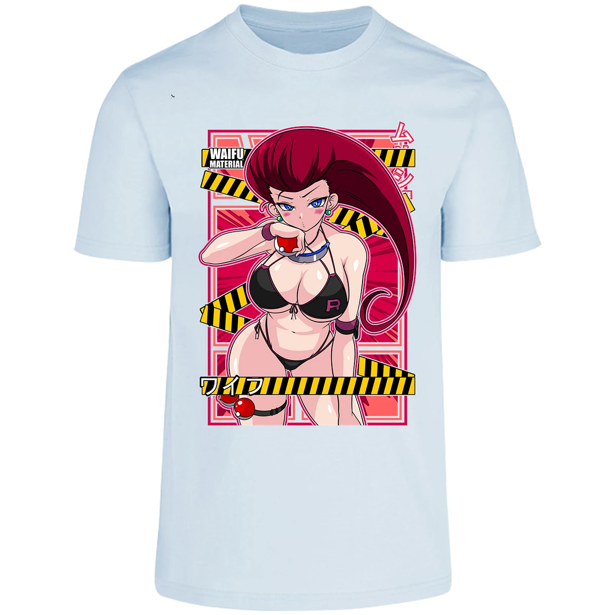 Playera Pokemon Jessie Waifu para Adulto 27