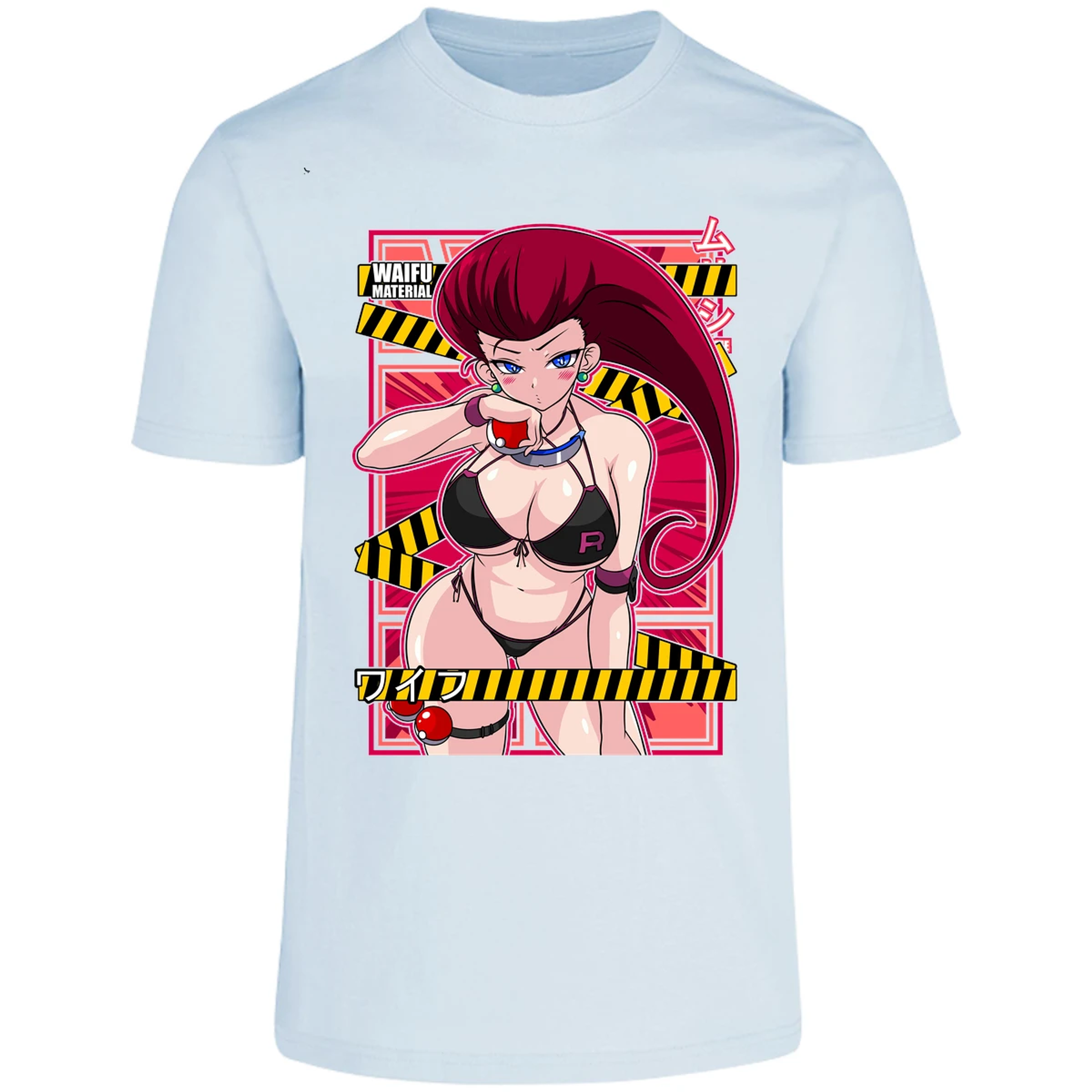 Playera Pokemon Jessie Waifu para Adulto 27