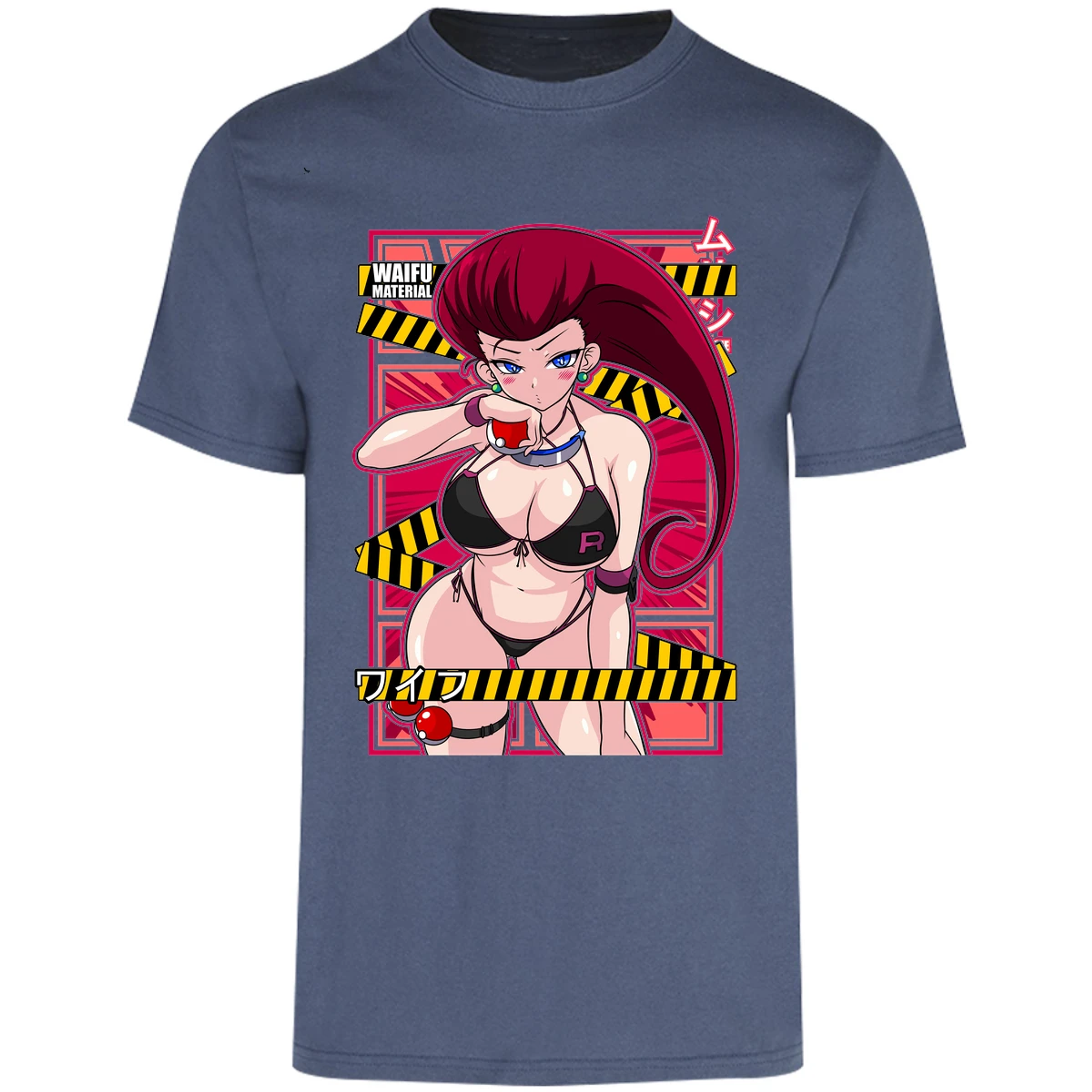 Playera Pokemon Jessie Waifu para Adulto 28