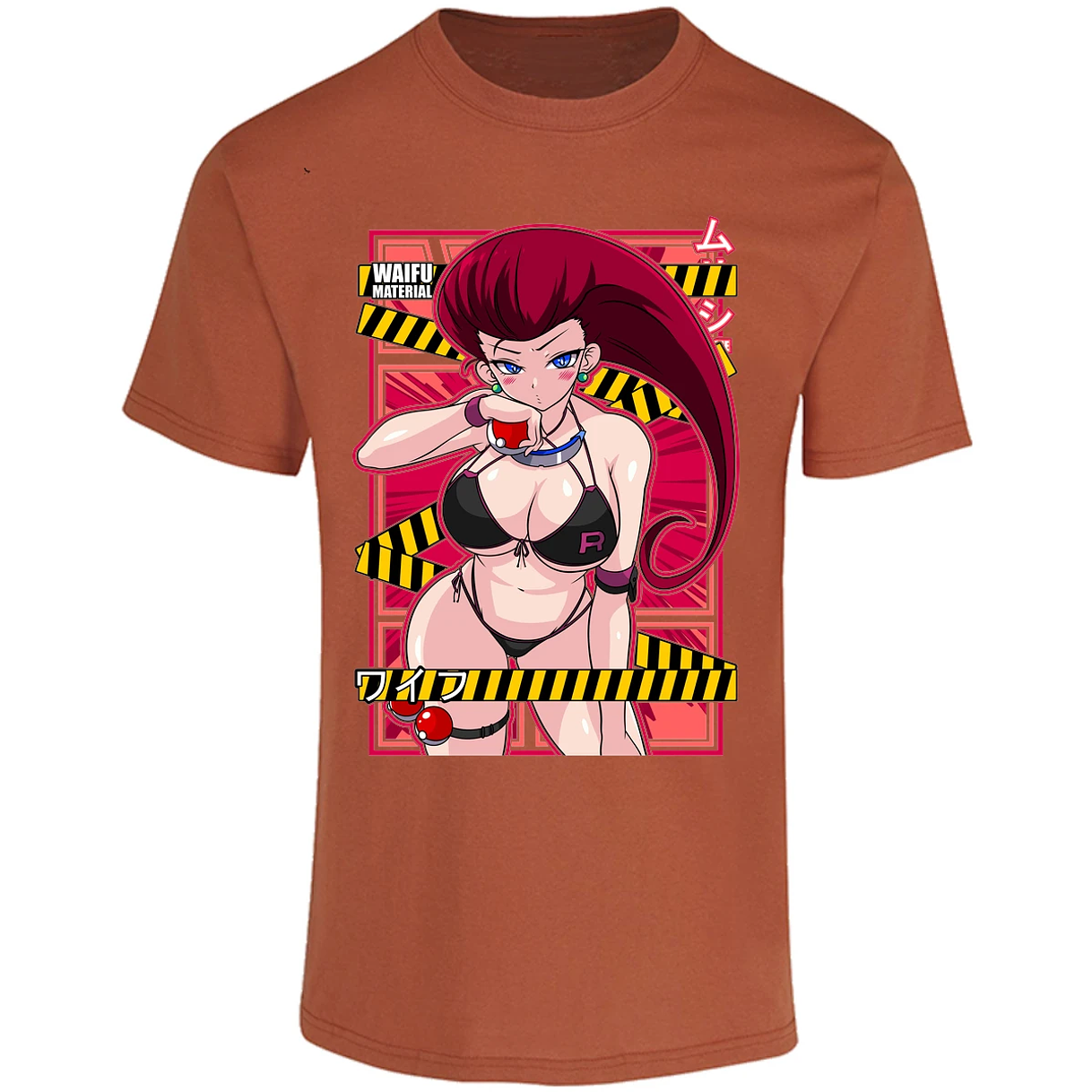 Playera Pokemon Jessie Waifu para Adulto 29
