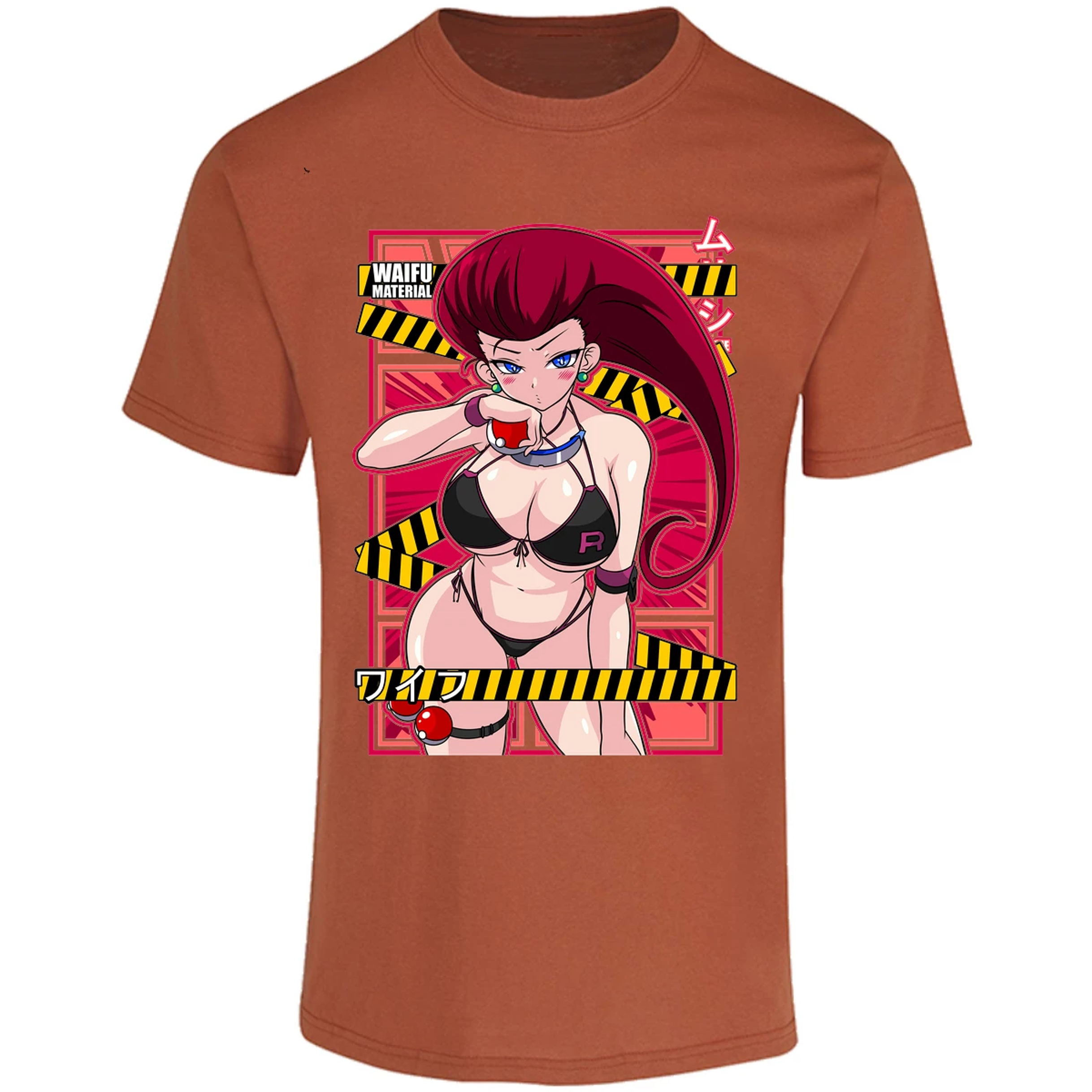 Playera Pokemon Jessie Waifu para Adulto 29