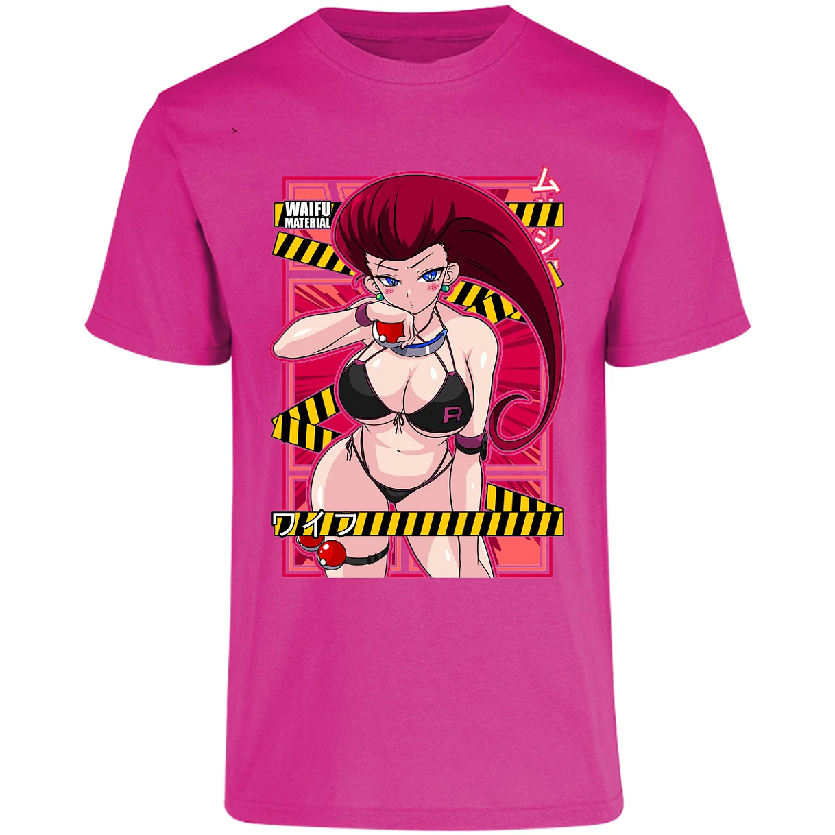 Playera Pokemon Jessie Waifu para Adulto 30
