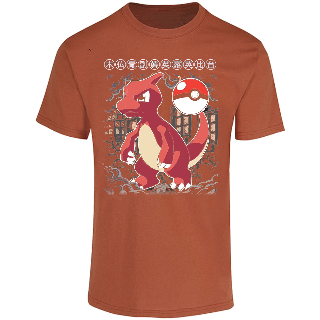 Playera Pokemon Charmander para Adulto 7