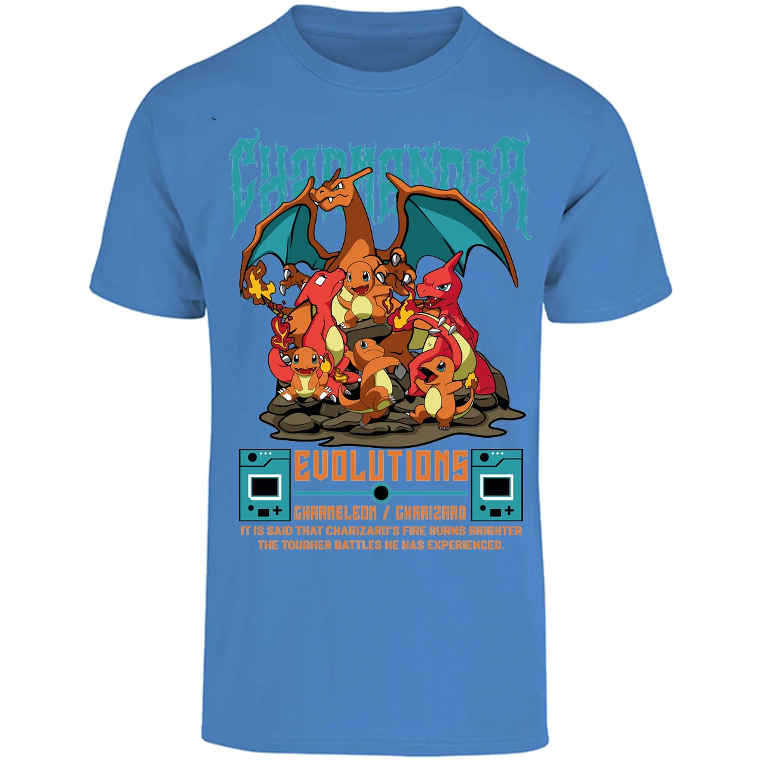 Playera Pokemon Charmander Anime para Adulto 31