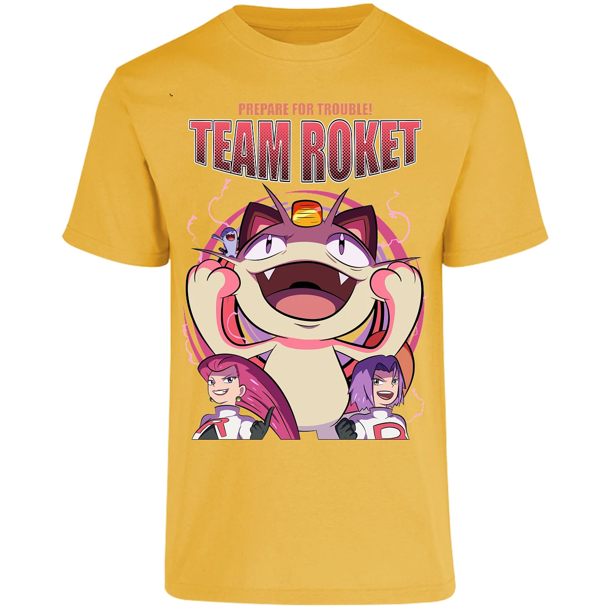 Playera Pokemon Team Rocket para Adulto 1