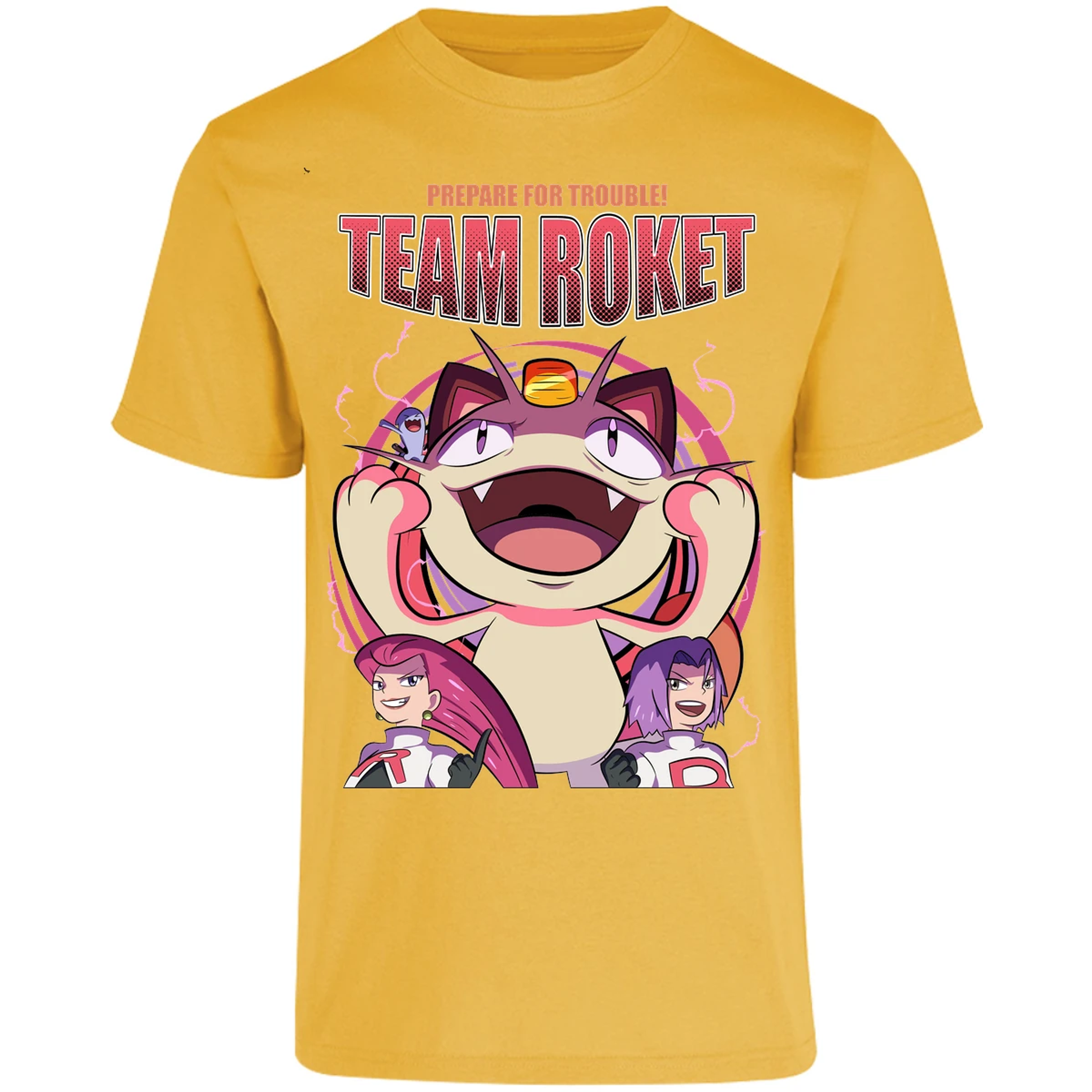 Playera Pokemon Team Rocket para Adulto 1