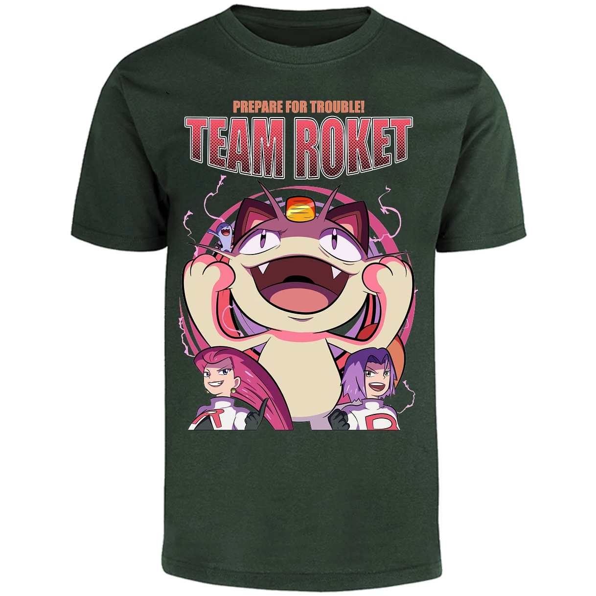 Playera Pokemon Team Rocket para Adulto 6
