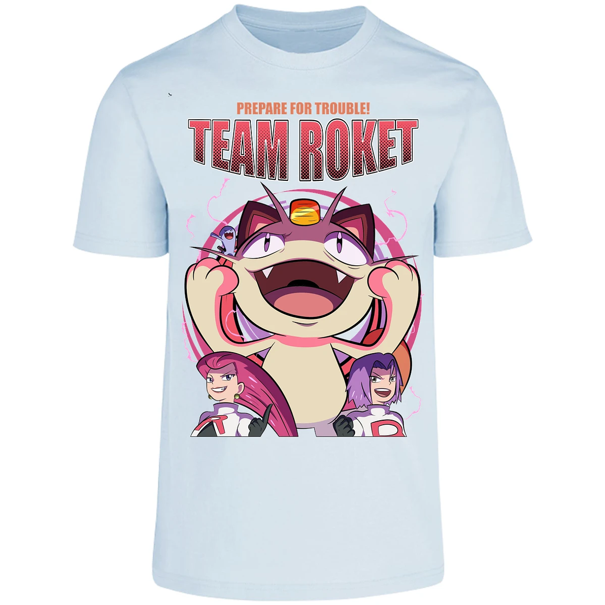 Playera Pokemon Team Rocket para Adulto 8