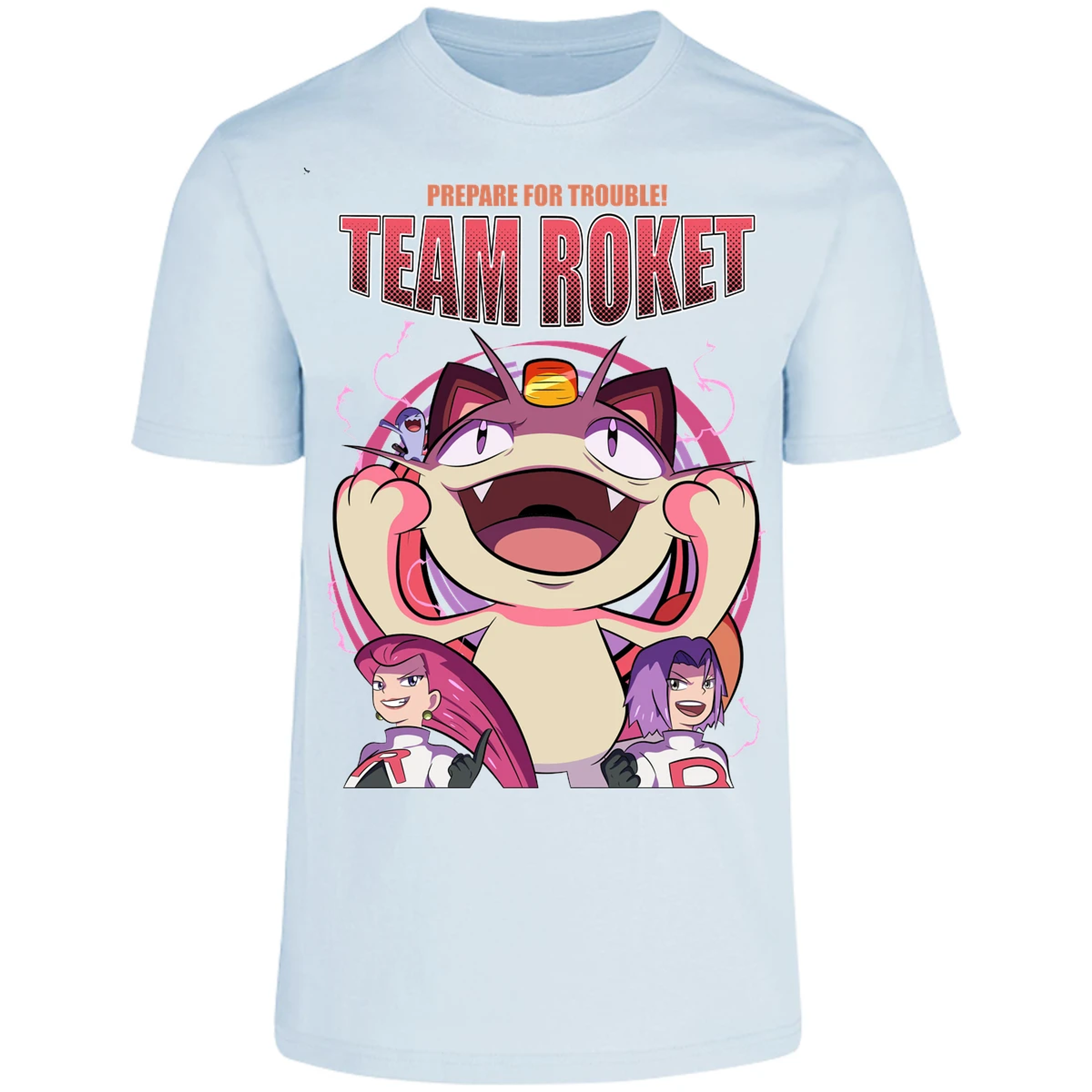 Playera Pokemon Team Rocket para Adulto 8