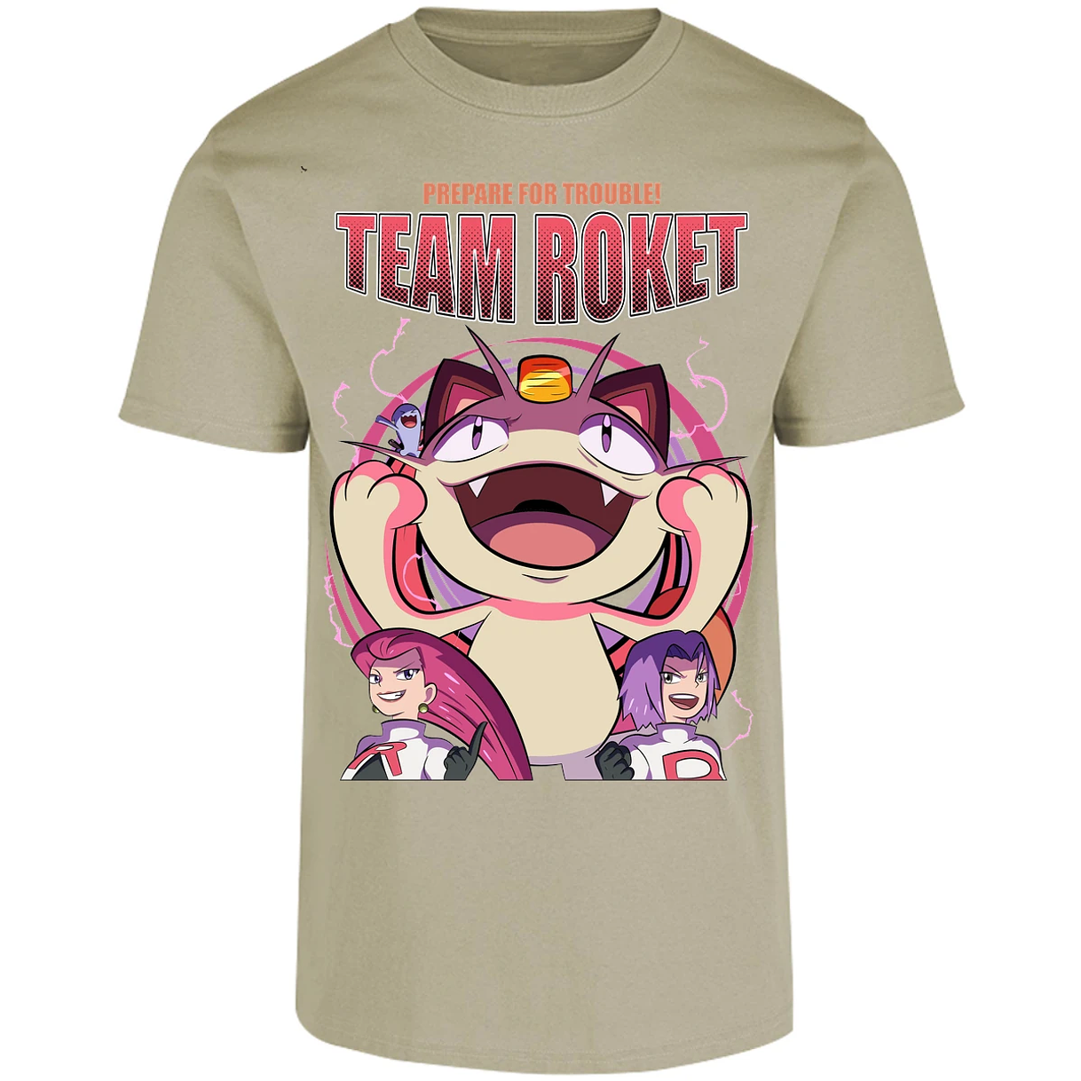 Playera Pokemon Team Rocket para Adulto 12