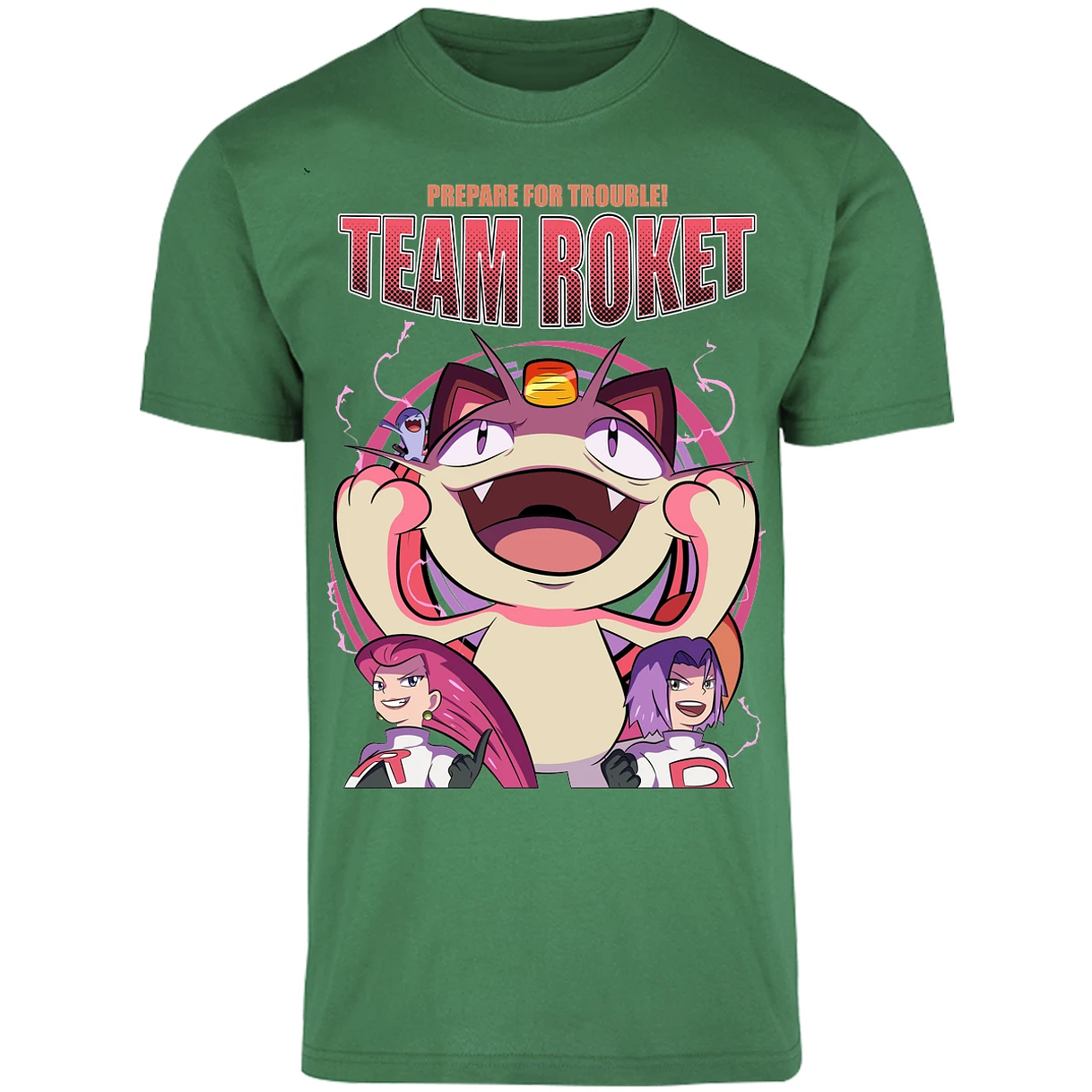 Playera Pokemon Team Rocket para Adulto 19