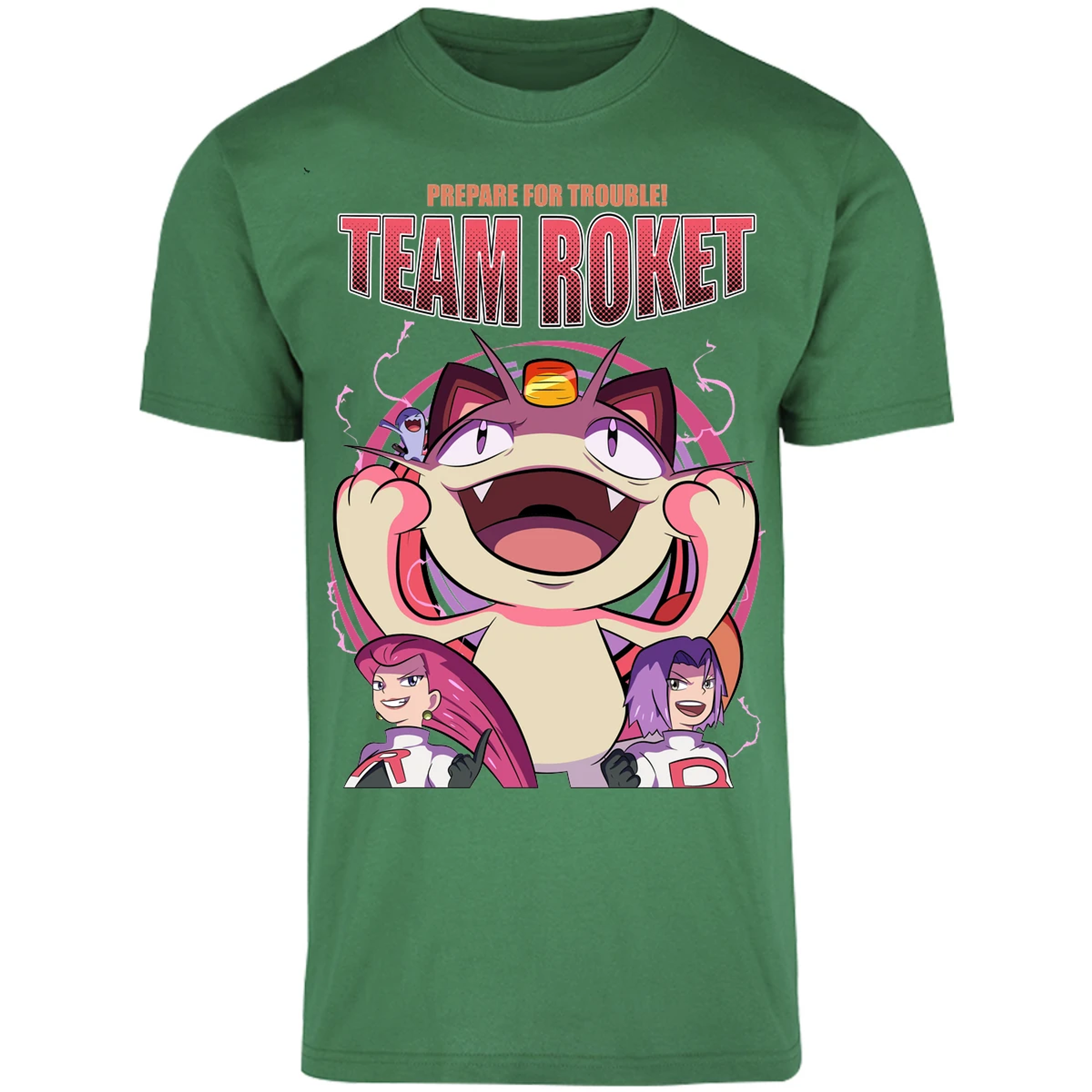 Playera Pokemon Team Rocket para Adulto 19