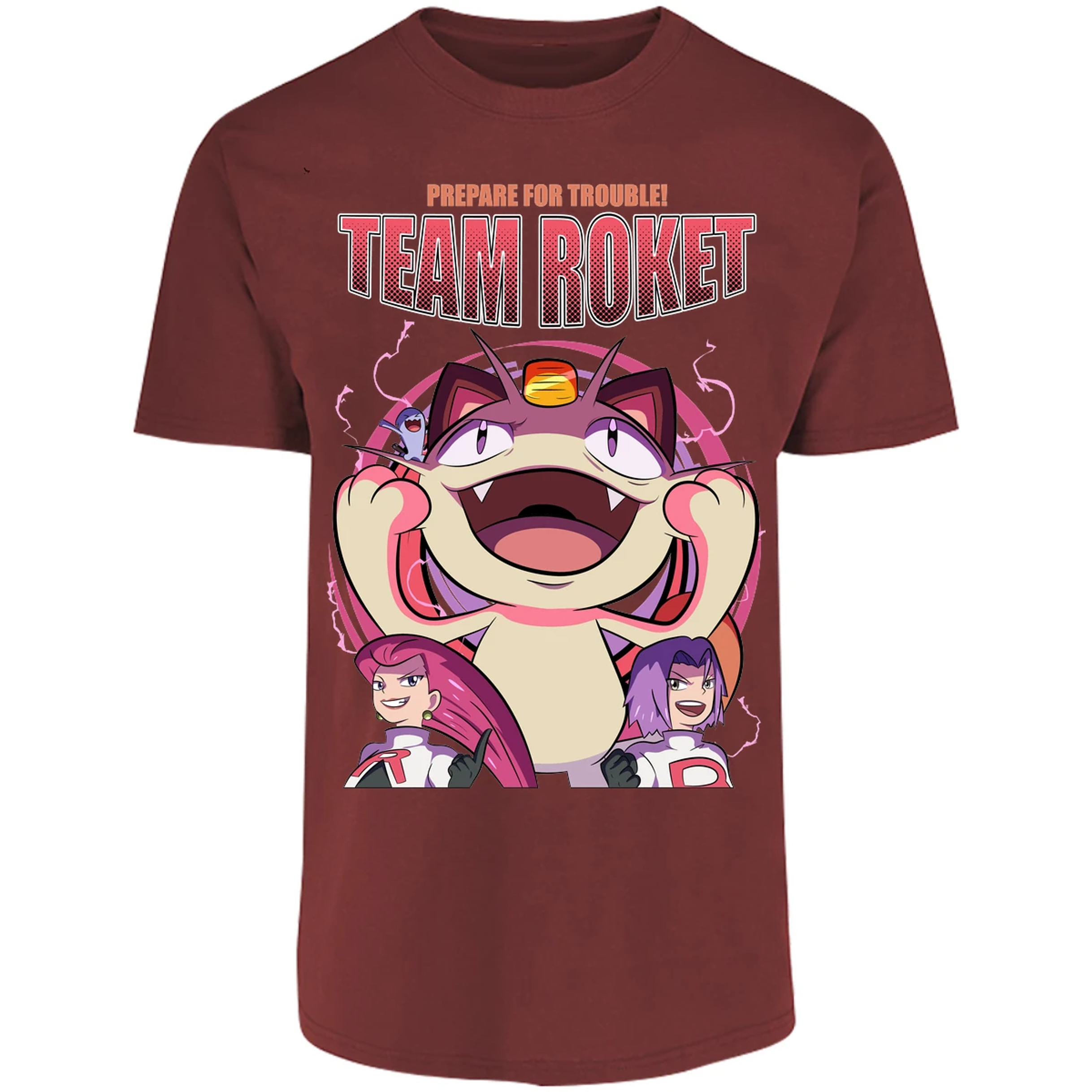 Playera Pokemon Team Rocket para Adulto 22