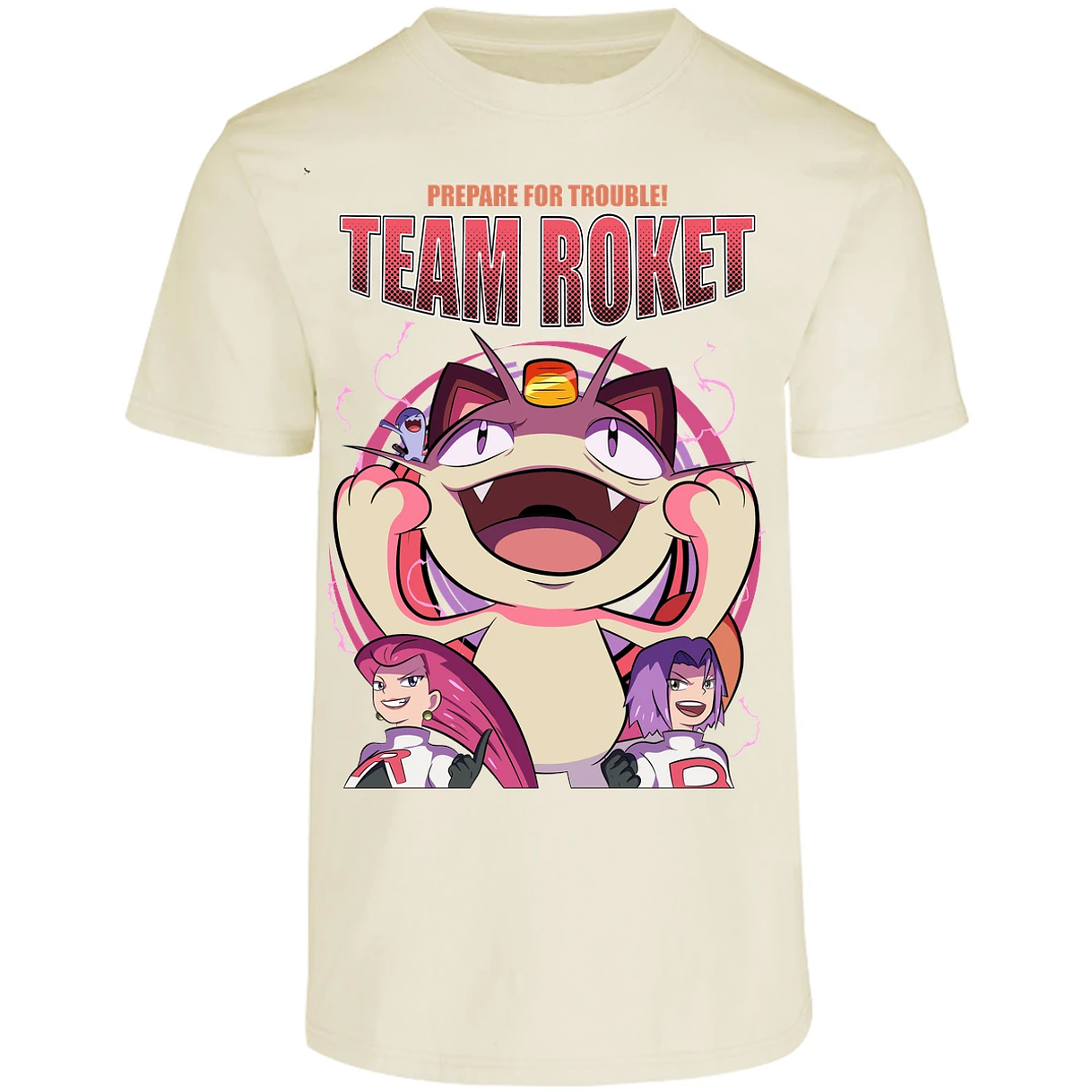 Playera Pokemon Team Rocket para Adulto 49
