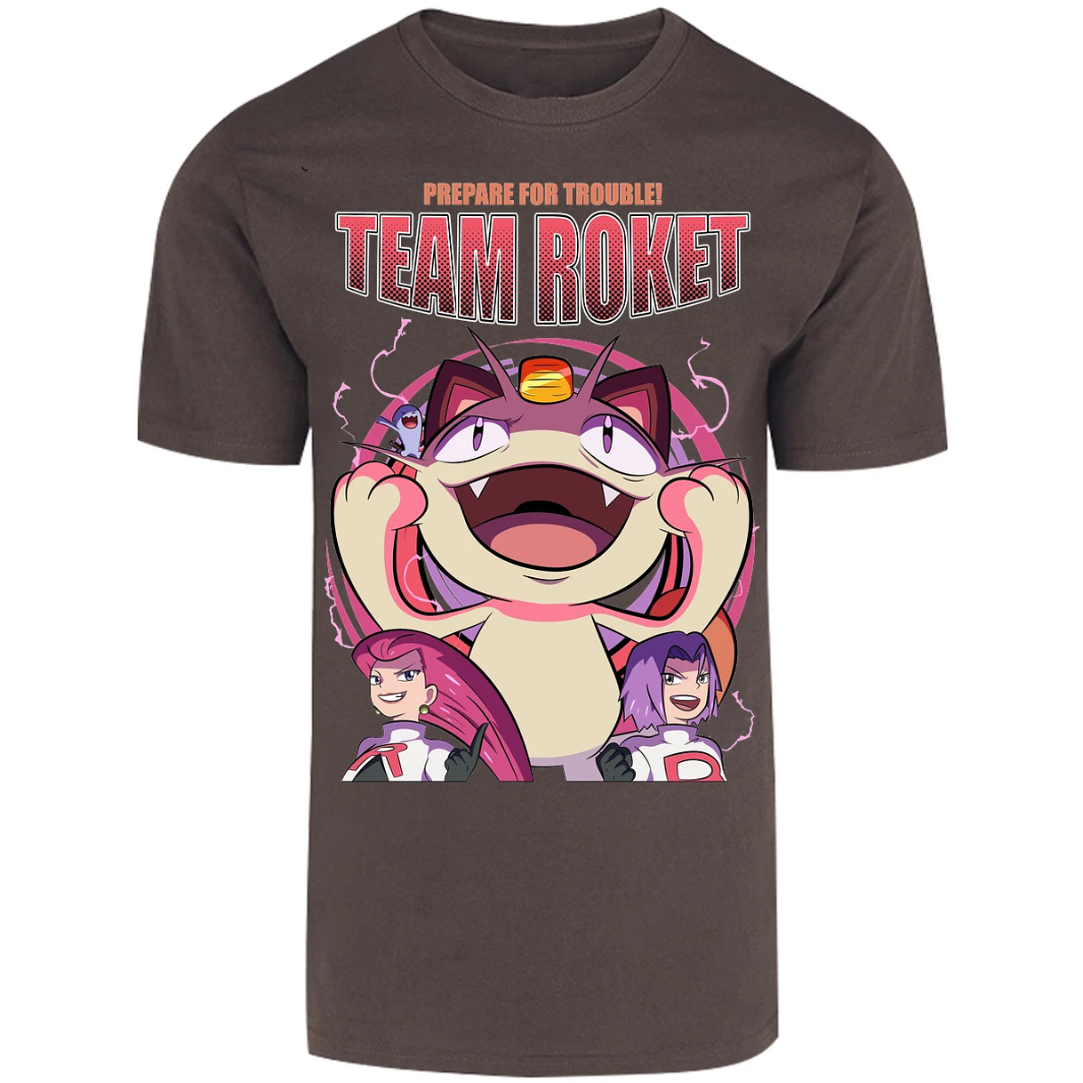 Playera Pokemon Team Rocket para Adulto 25