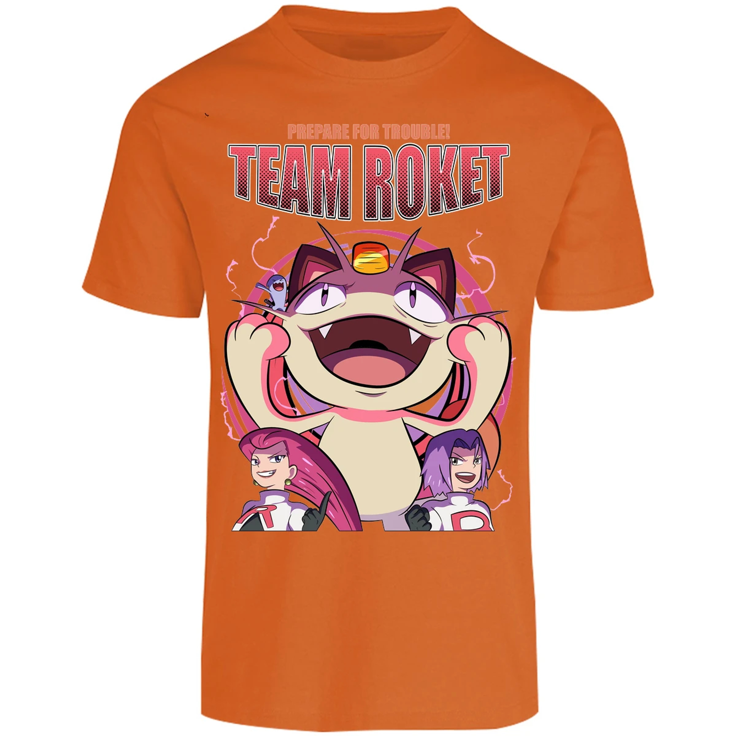 Playera Pokemon Team Rocket para Adulto 31