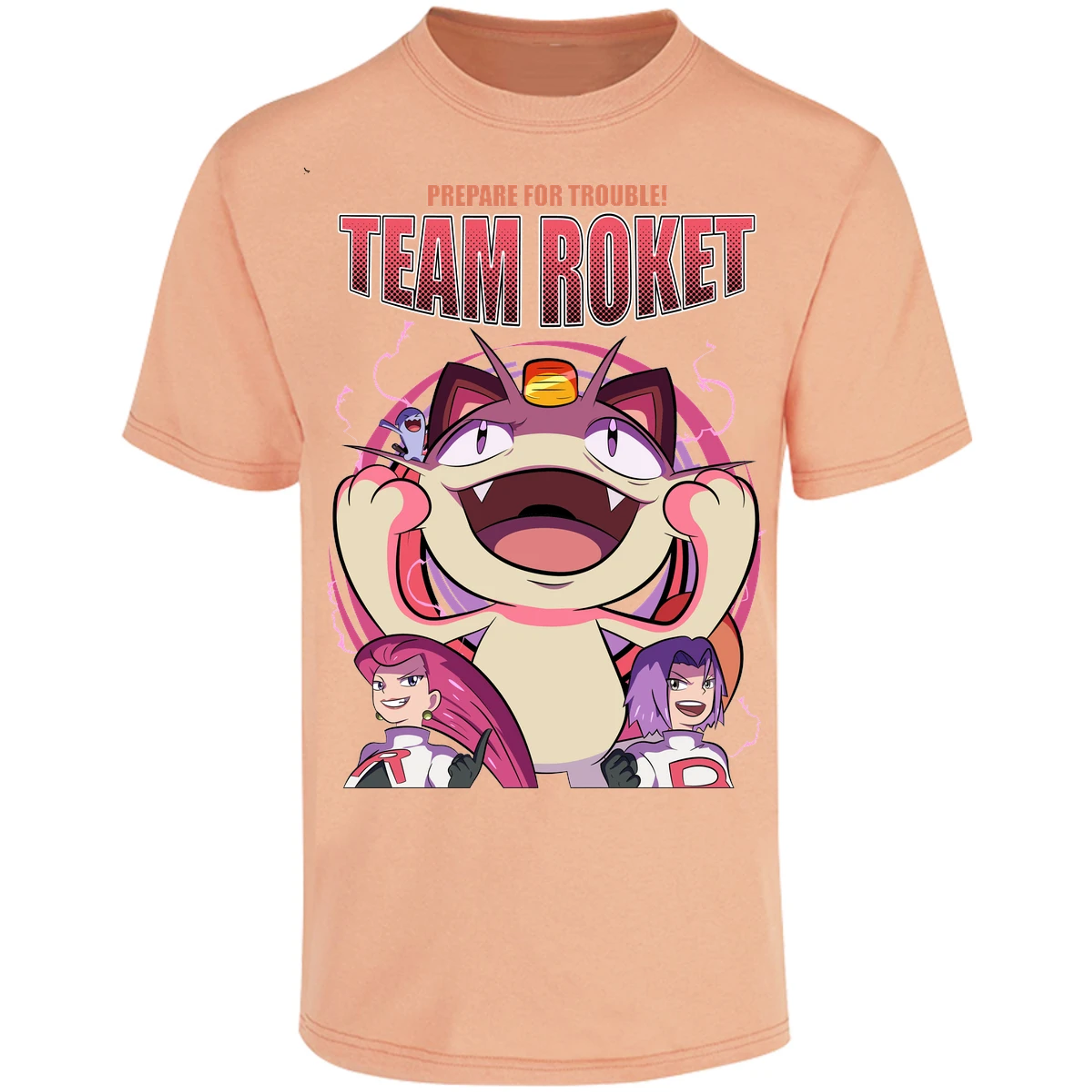 Playera Pokemon Team Rocket para Adulto 35