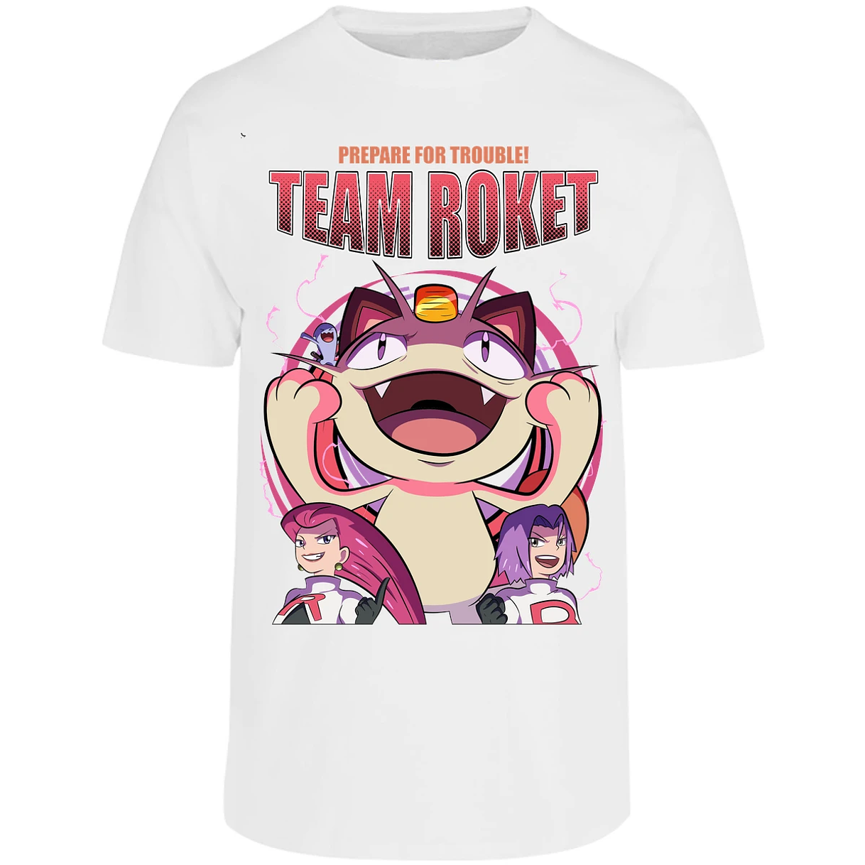 Playera Pokemon Team Rocket para Adulto 39