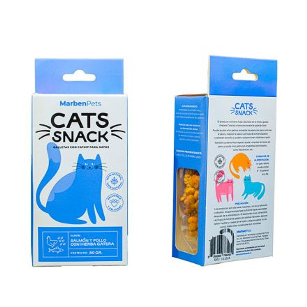 Galletas Cats Snacks con hierba gatera catnip