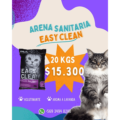 Easy Clean lavanda 20 y 40 kilos