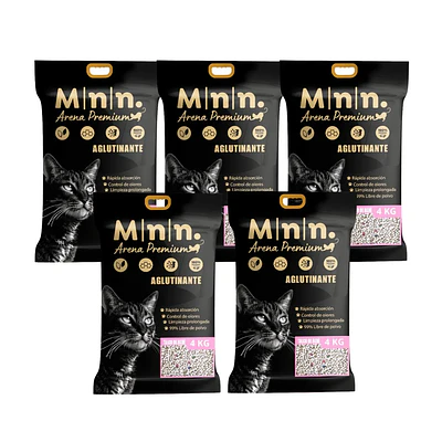 20 kilos arena Minino (formato 4 kilos)