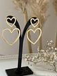 Aros Maxi Cuore  Silueta Gold - Miniatura 1