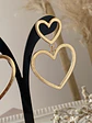 Aros Maxi Cuore  Silueta Gold - Miniatura 2