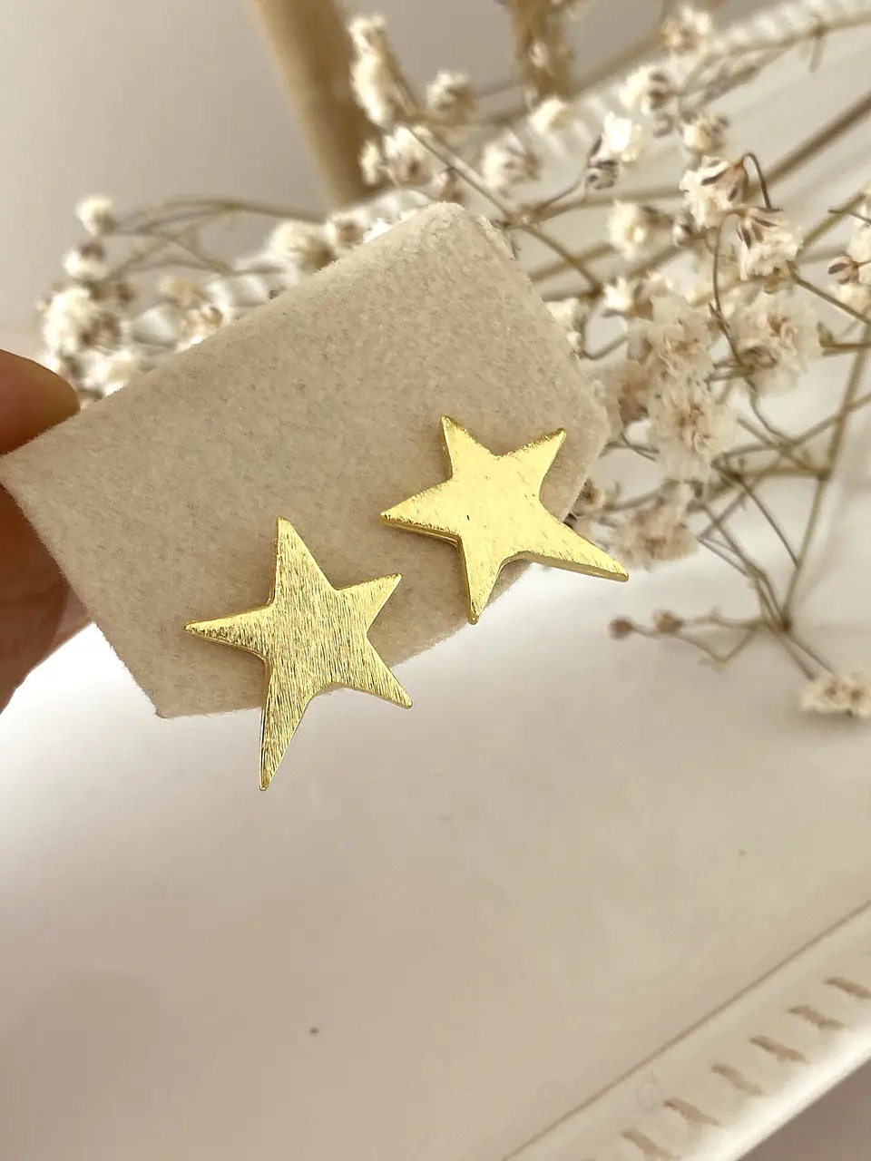 Aros Estrella Rockera Gold 1