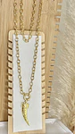 Maxi Collar Cacho enchapado oro - Miniatura 6
