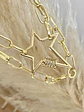 Collar Estrella Rockera Gold - Miniatura 1