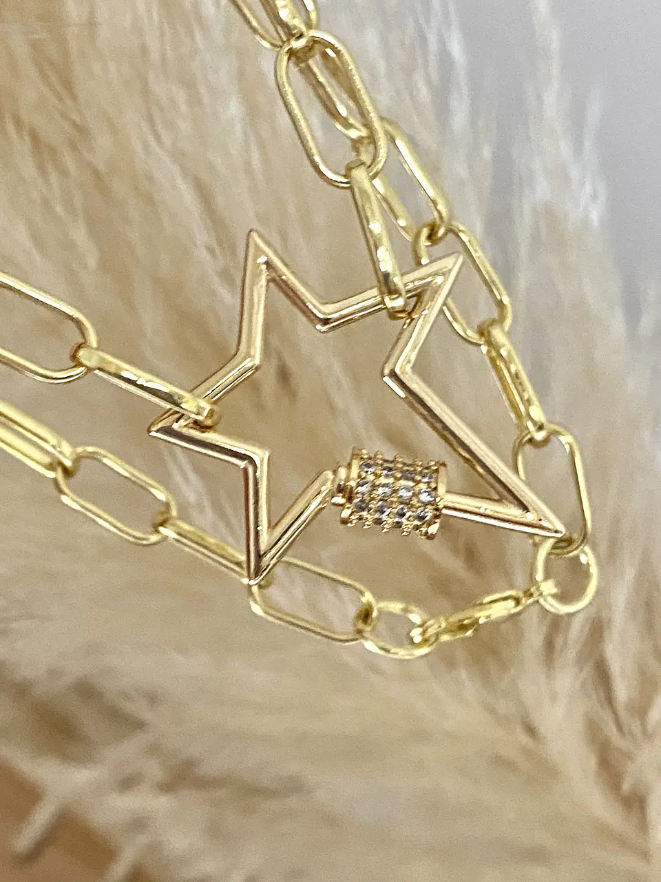 Collar Estrella Rockera Gold 1