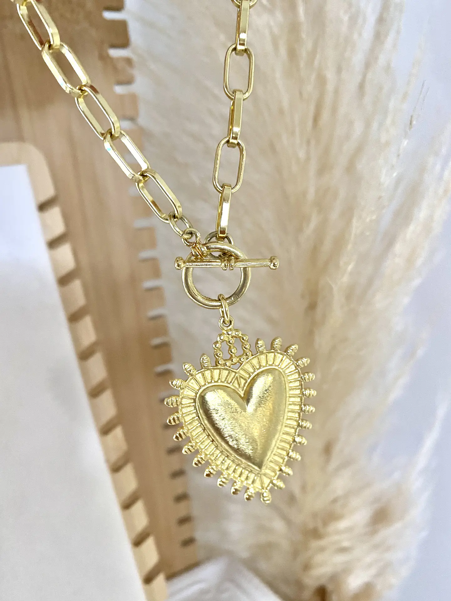 Collar Maxi Corazón Detente  Sagrado 4