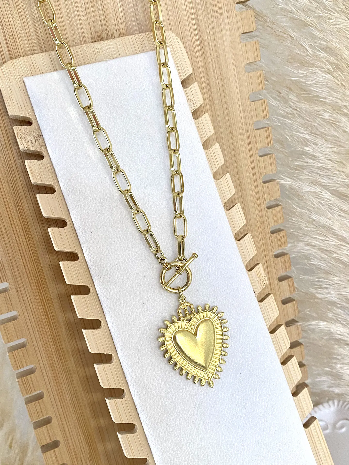 Collar Maxi Corazón Detente  Sagrado 2