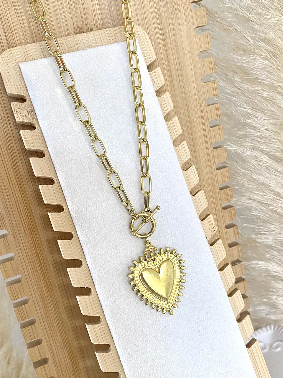 Collar Maxi Corazón Detente  Sagrado 2
