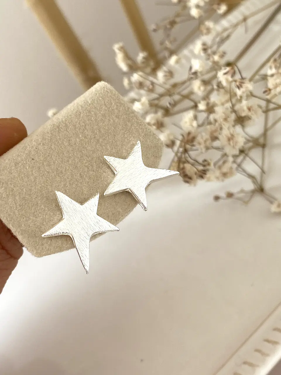 Aros Estrella Rockera Silver 1