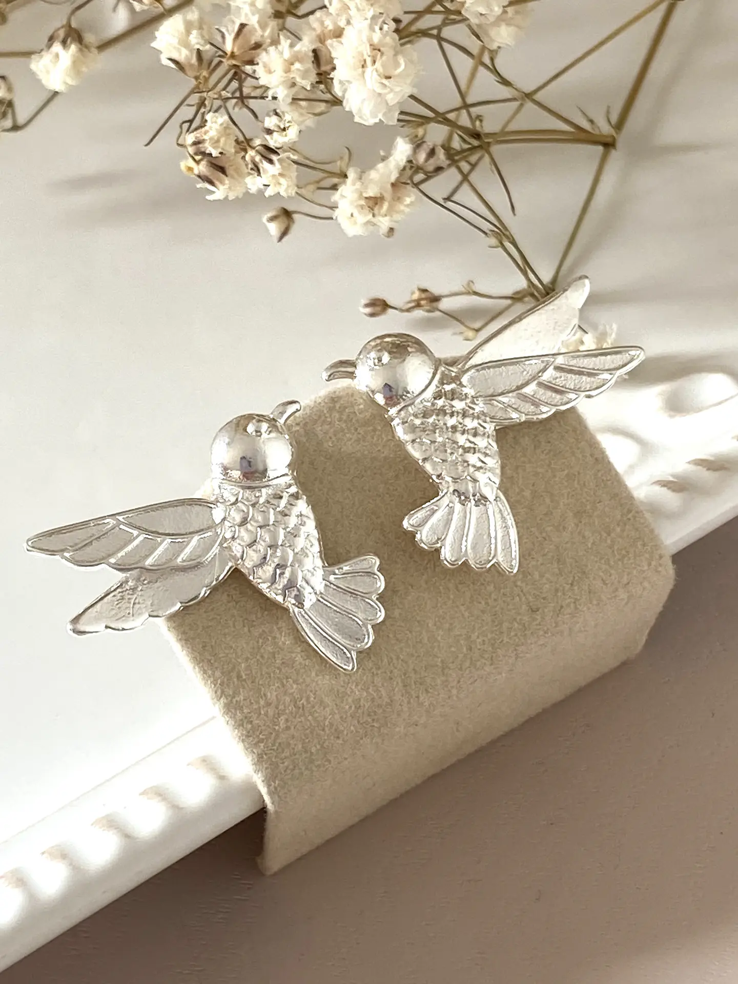 Aros Colibrí Silver 1