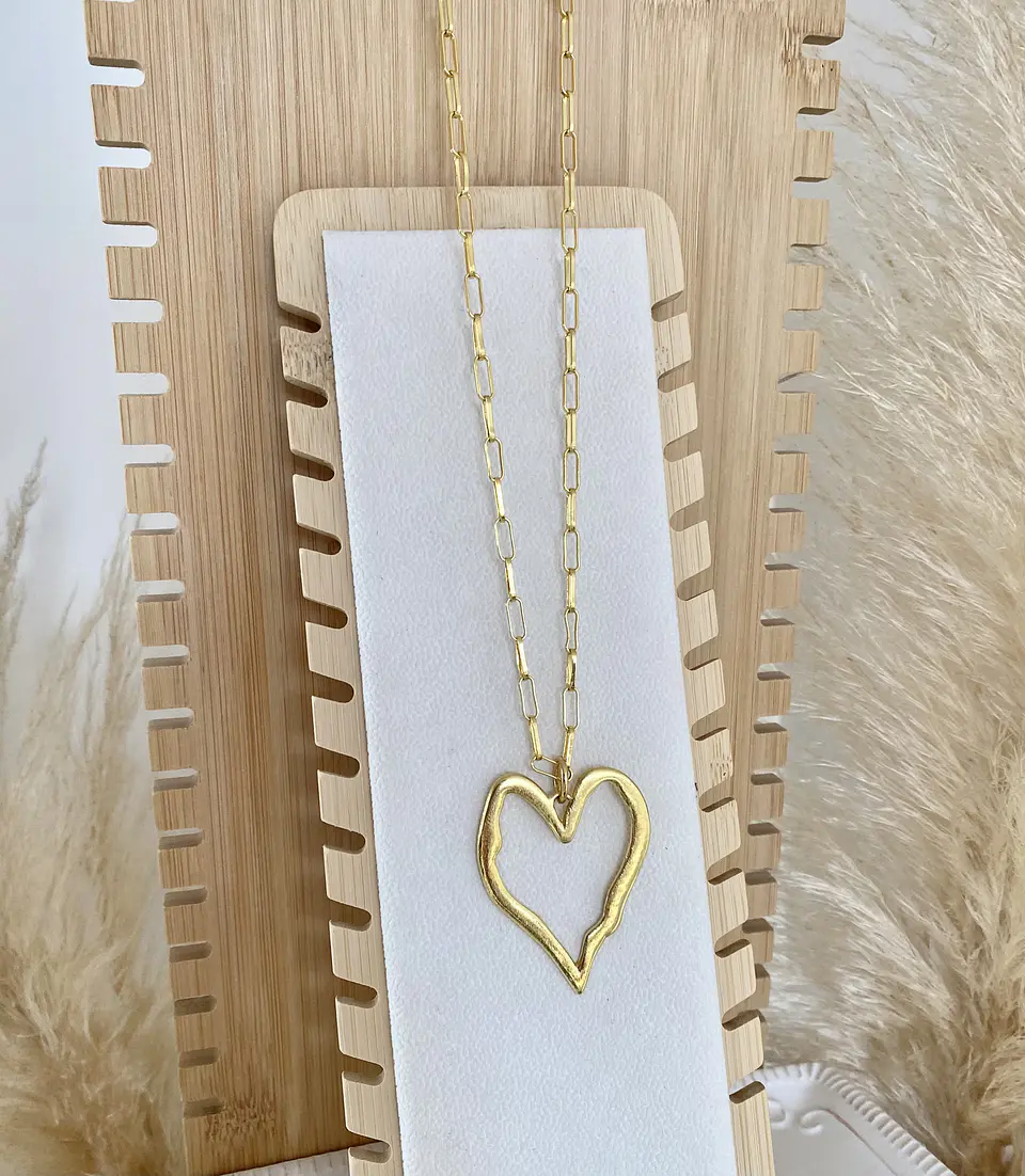 Collar Maxi Corazon Silueta 2