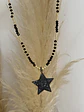 Collar Estrella Black piedras facetadas  - Miniatura 1