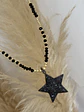 Collar Estrella Black piedras facetadas  - Miniatura 4