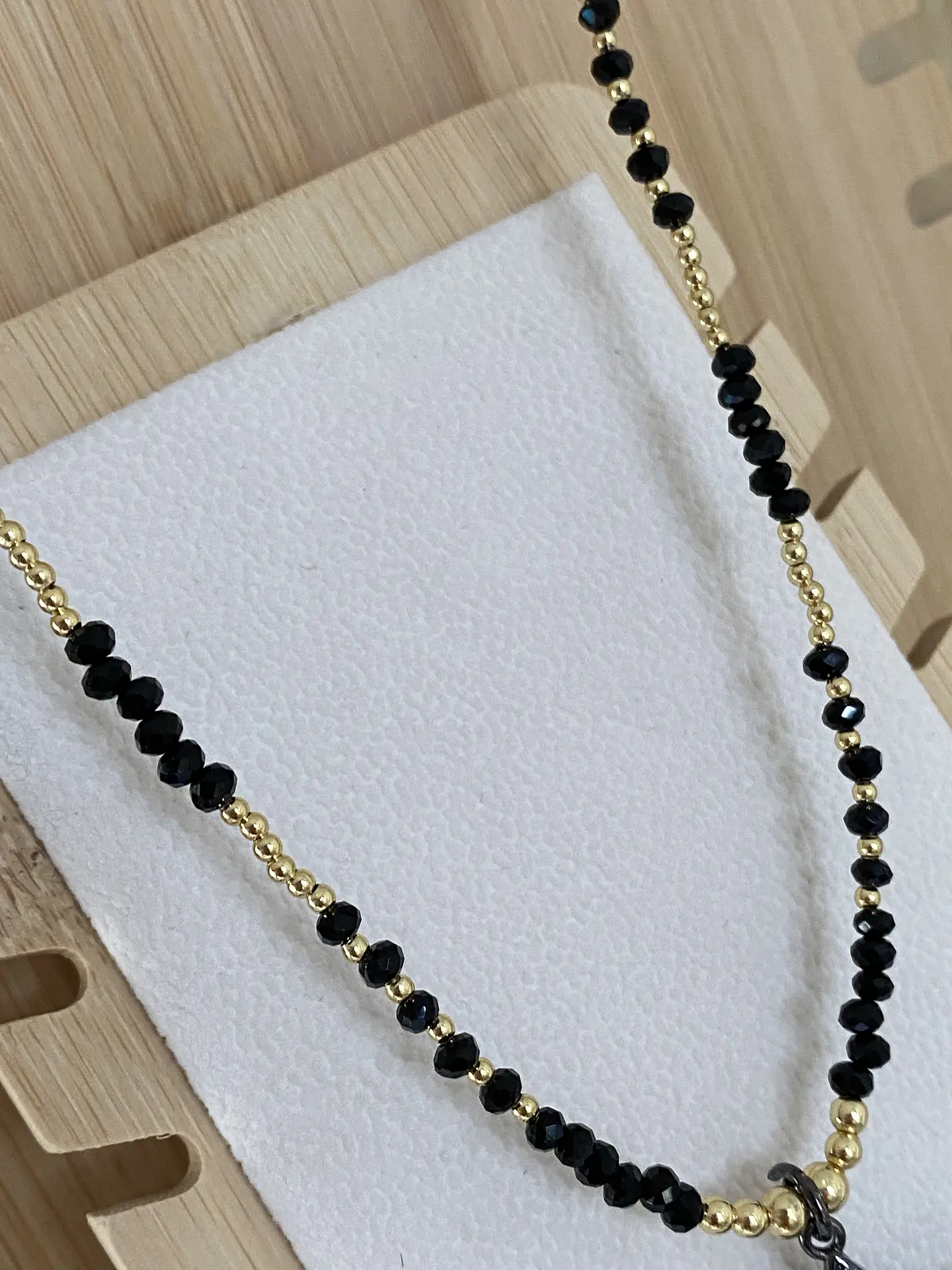Collar Estrella Black piedras facetadas  5