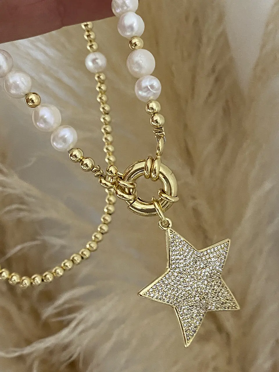 Collar Perlas Río Estrella Circones  1