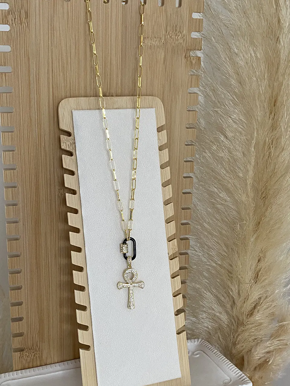 Collar Cruz Egipcia ANKH  + Conector Black 2