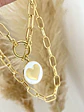 Collar  medalla Corazón Blanca  - Miniatura 3
