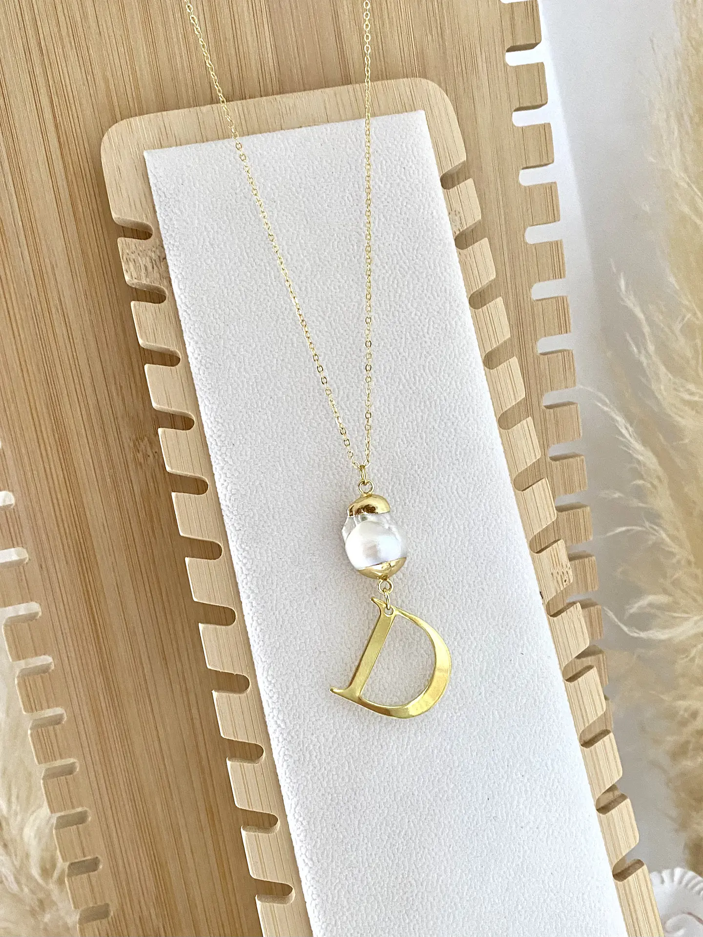 Cadena maxi Perla Inicial D  3