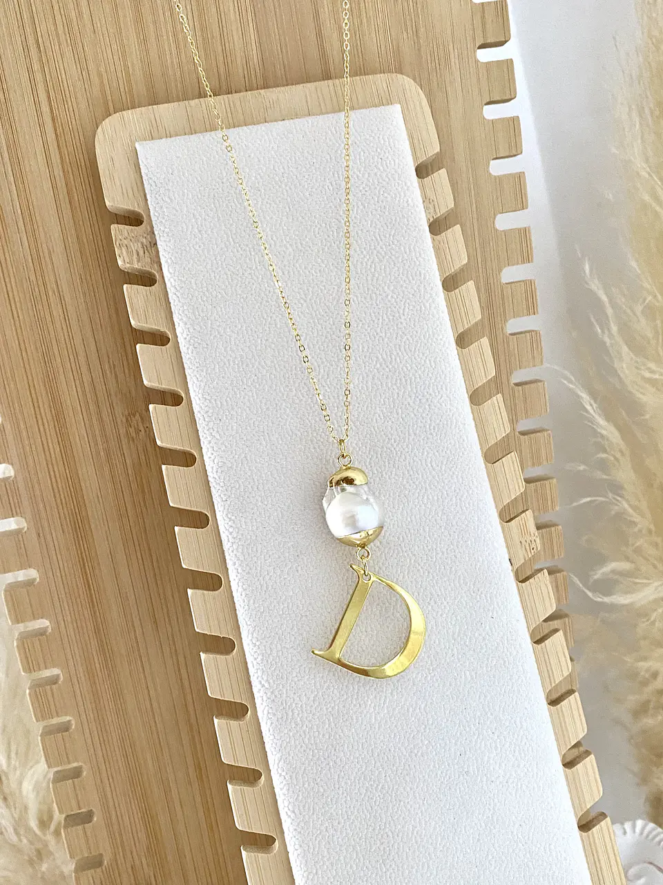 Cadena maxi Perla Inicial D  3
